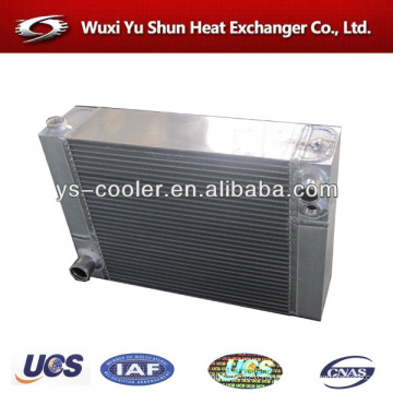 customized manufacturer of plate and bar aluminium water cool radiator